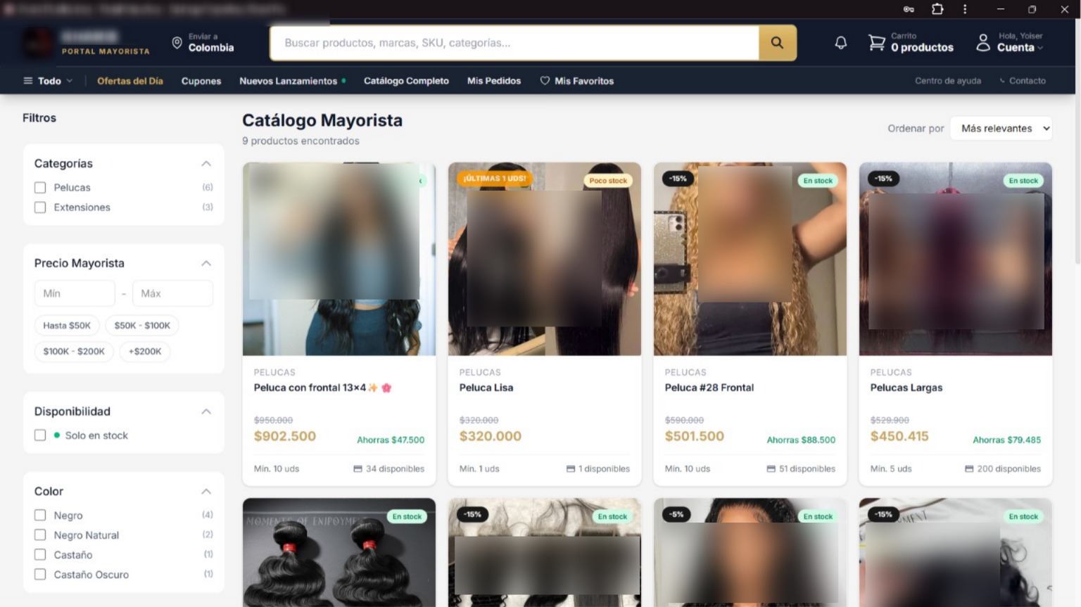 Catálogo Mayorista B2B
